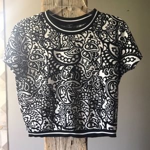 Rue21 Black & White Top